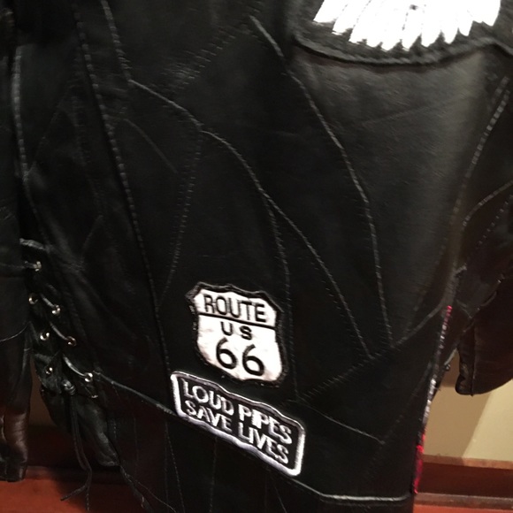 Motorcycle Riding Leather Jacket. - Picture 6 of 7
